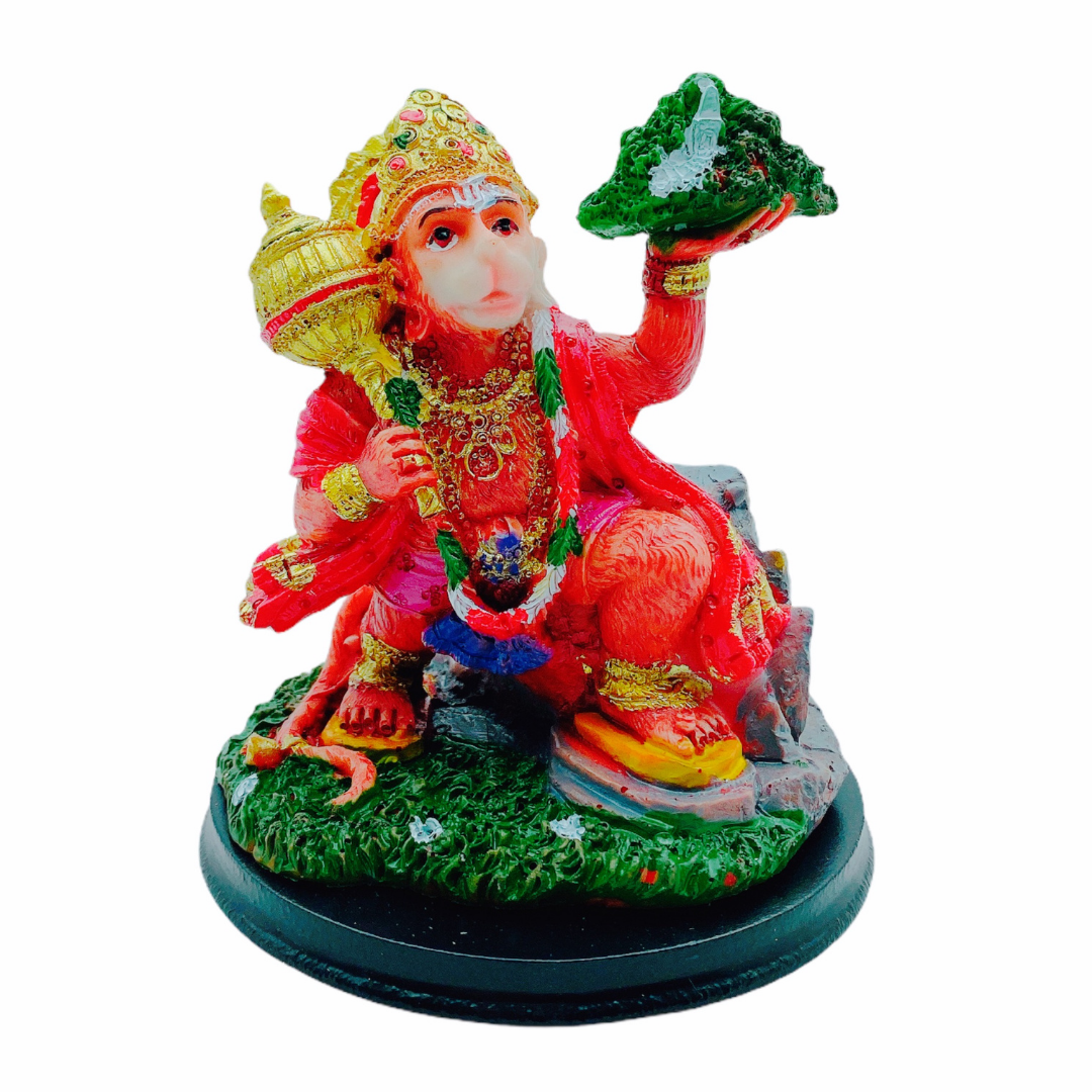 Hanuman Idol/ Statue/ Murti 22173-3 Size:10X10X11Cm (4.5")