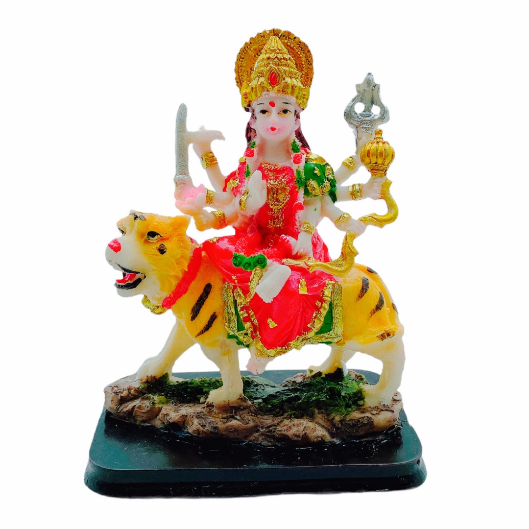 Durga Idol/ Statue/ Murti 22183-4 Size:10.5X7X12.5 (5")