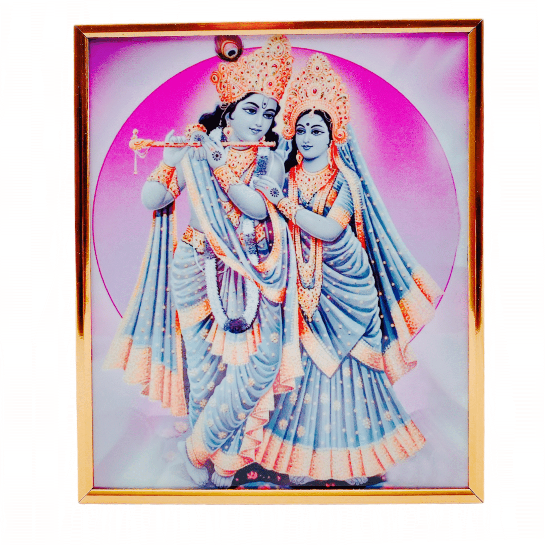 Krishna Radha Photo Frame K283806-Y25512 29*39Cm (16")