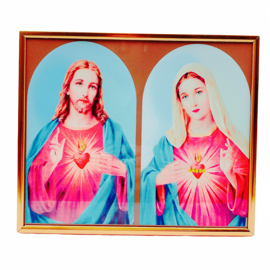 Jesus Marry Photo Frame K202406-Y25692 21*25Cm (11")