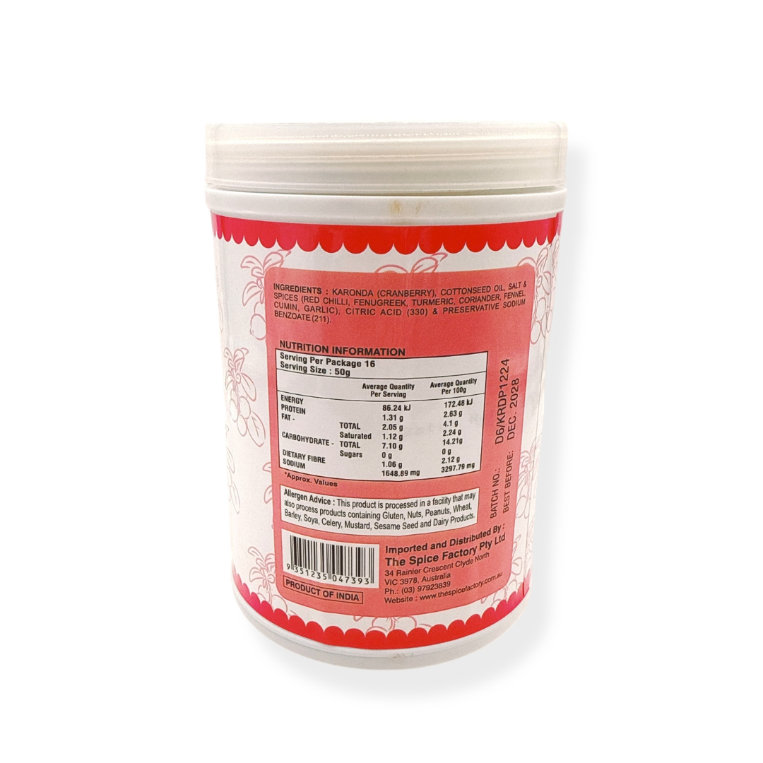 Delhi 6 Karonda Pickle/ Black Currant Pickle ka Atchar 800gm