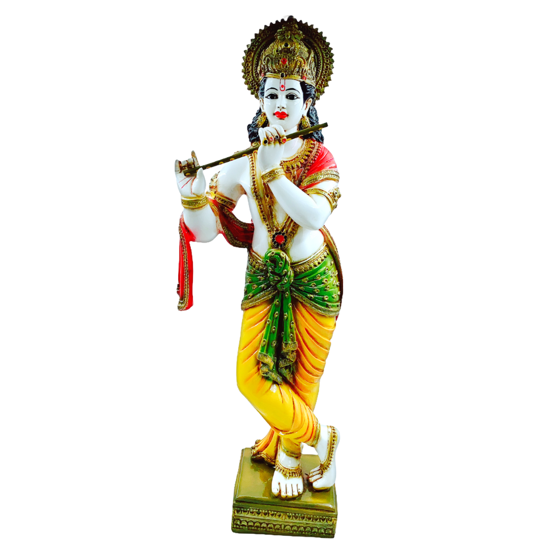 Designer Krishna Jumbo (9.5" X 5.5" X 24.5")- Statue/ Idol/ Murti