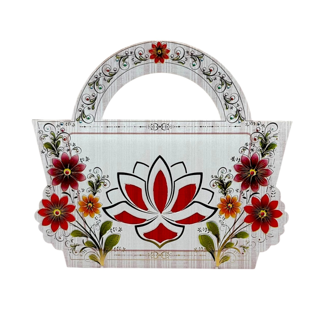 Shagun Fancy Envelopes/ Money Lifafa for Gifting (Pack of 10) | Style: Lotus Design- (JP)- 9351235058498