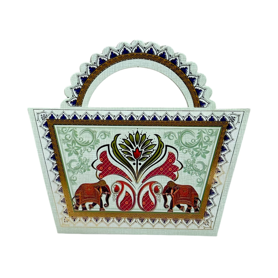 Shagun Fancy Envelopes/ Money Lifafa for Gifting (Pack of 10) | Style: Double Elephant Design- (JP)- 9351235058498
