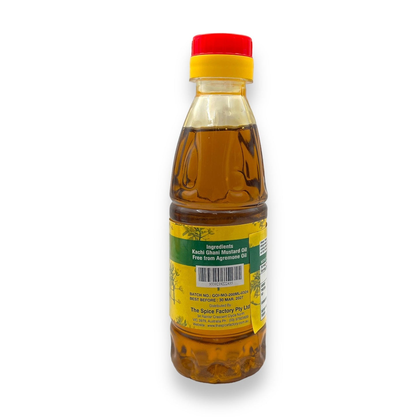 Gateway of India Mustard Oil | Kachi Ghani | 200ml