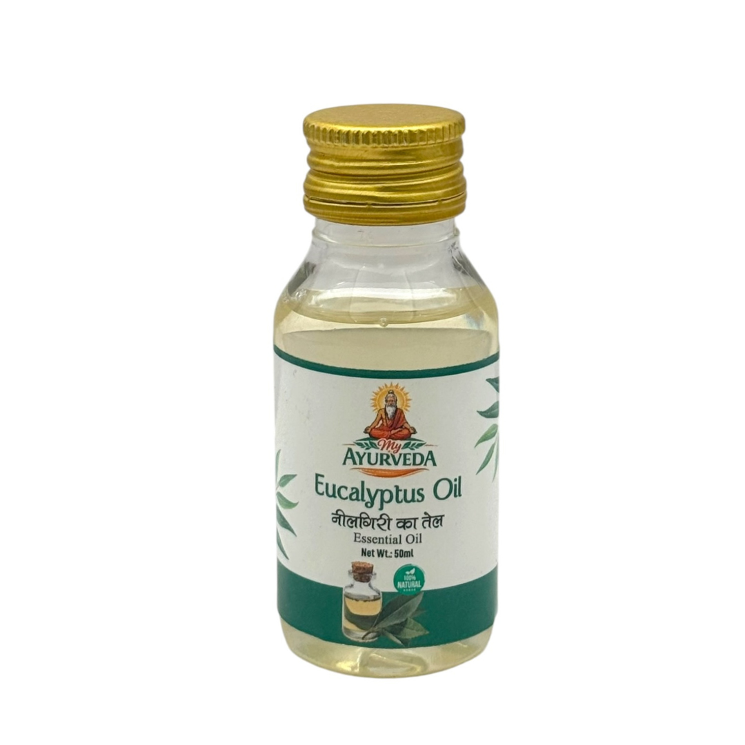 My Ayurveda Eucalyptus Oil 50ml | Neelgiri Ka Tel | Essential Oil | 100% Natural Herbal Product