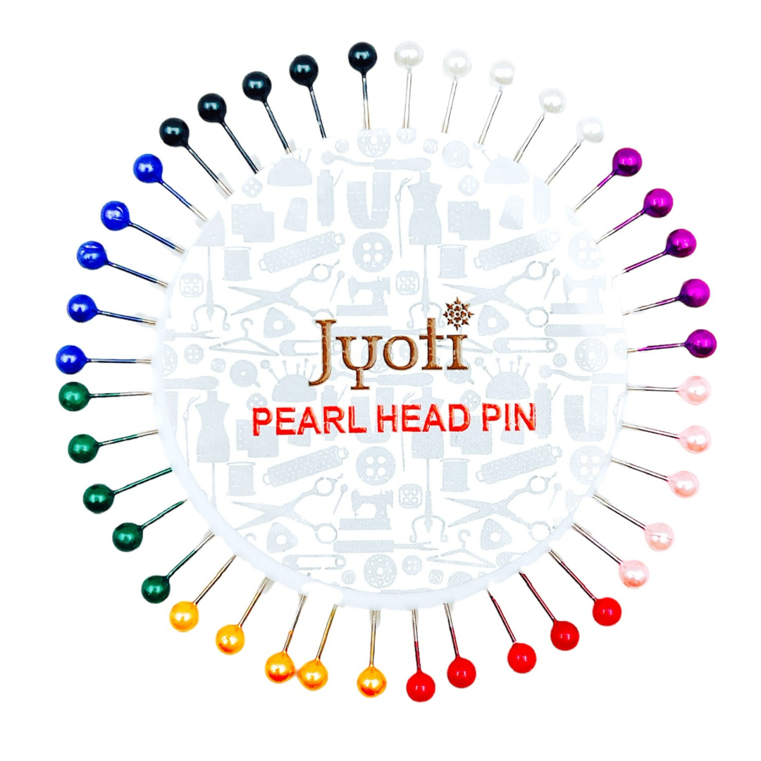 Jyoti Pearl Head Pin For Turban (Pack of 10)