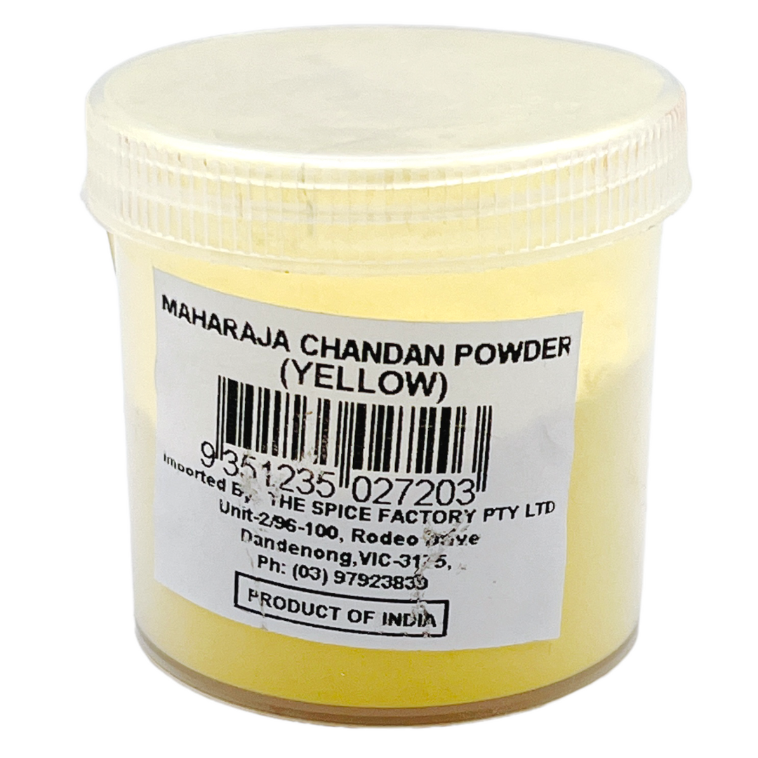 Maharaja Chandan Powder (Sandalwood) Yellow