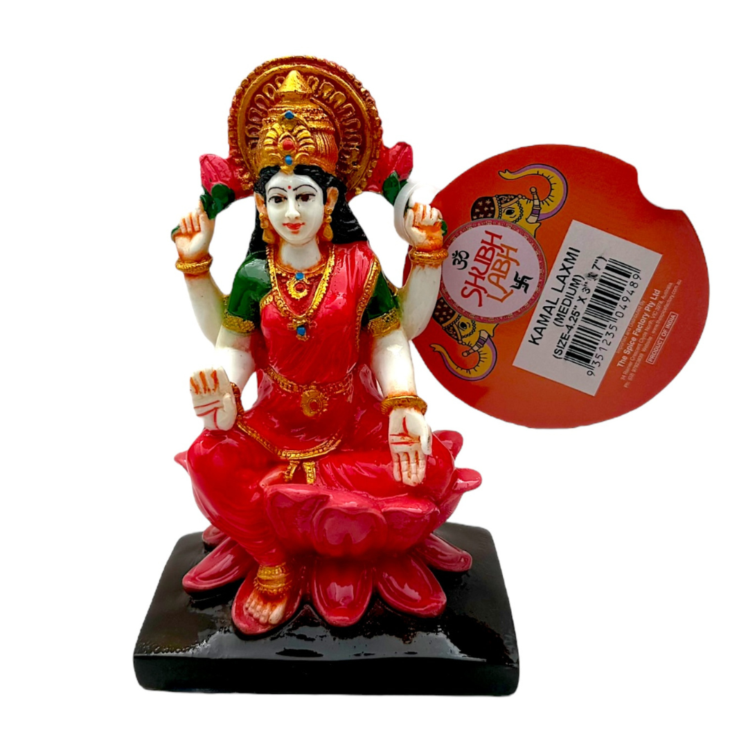 Kamal Laxmi Idol/ Statue/ Murti Size- | Size 4.24'' x 3'' x 7'' | Product code-NC 650 | 9351235049489