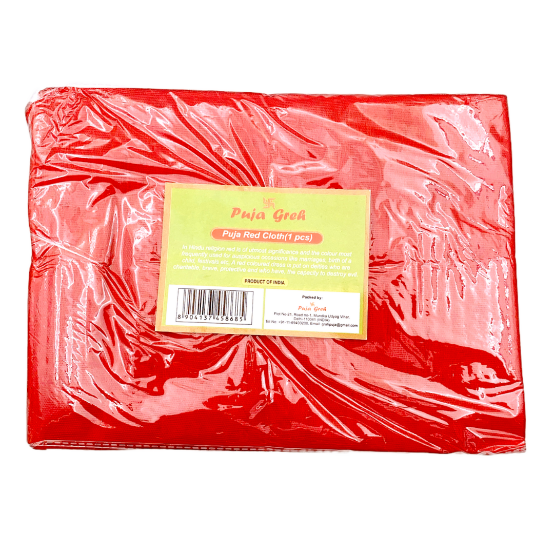 Puja Greh Puja Red Cloth