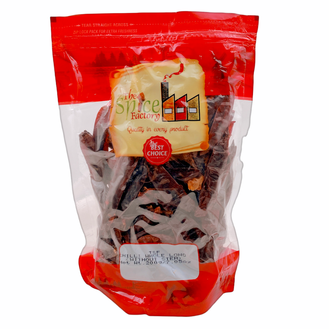 TSF Long Red Chilli Whole 200g | Sukhi Lal Mirch | Dried Chilli