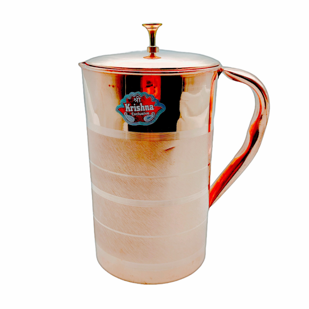 Copper Jug With Lid- 9351235049731/ 9351235020778