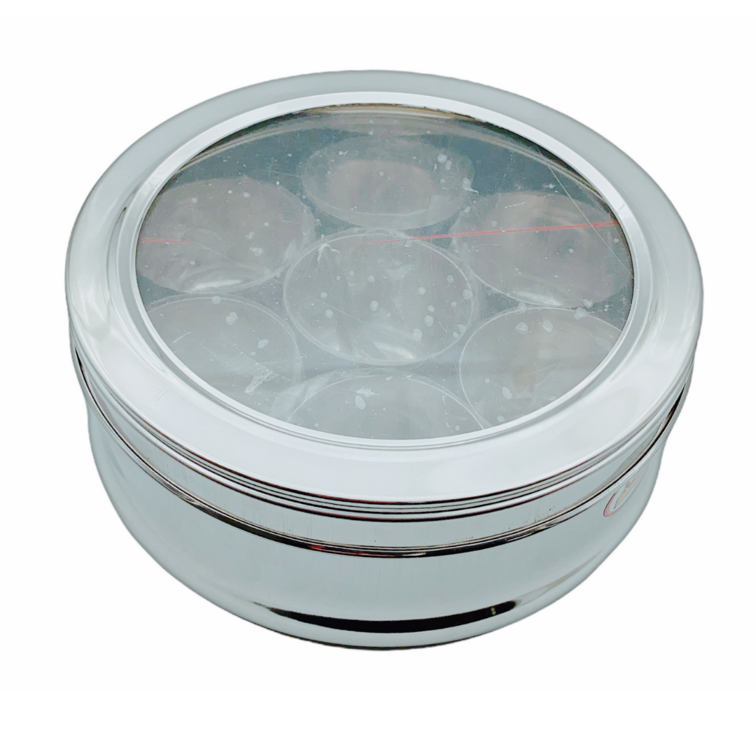 Masala Dabba (Steel)/ Spice Box No.10