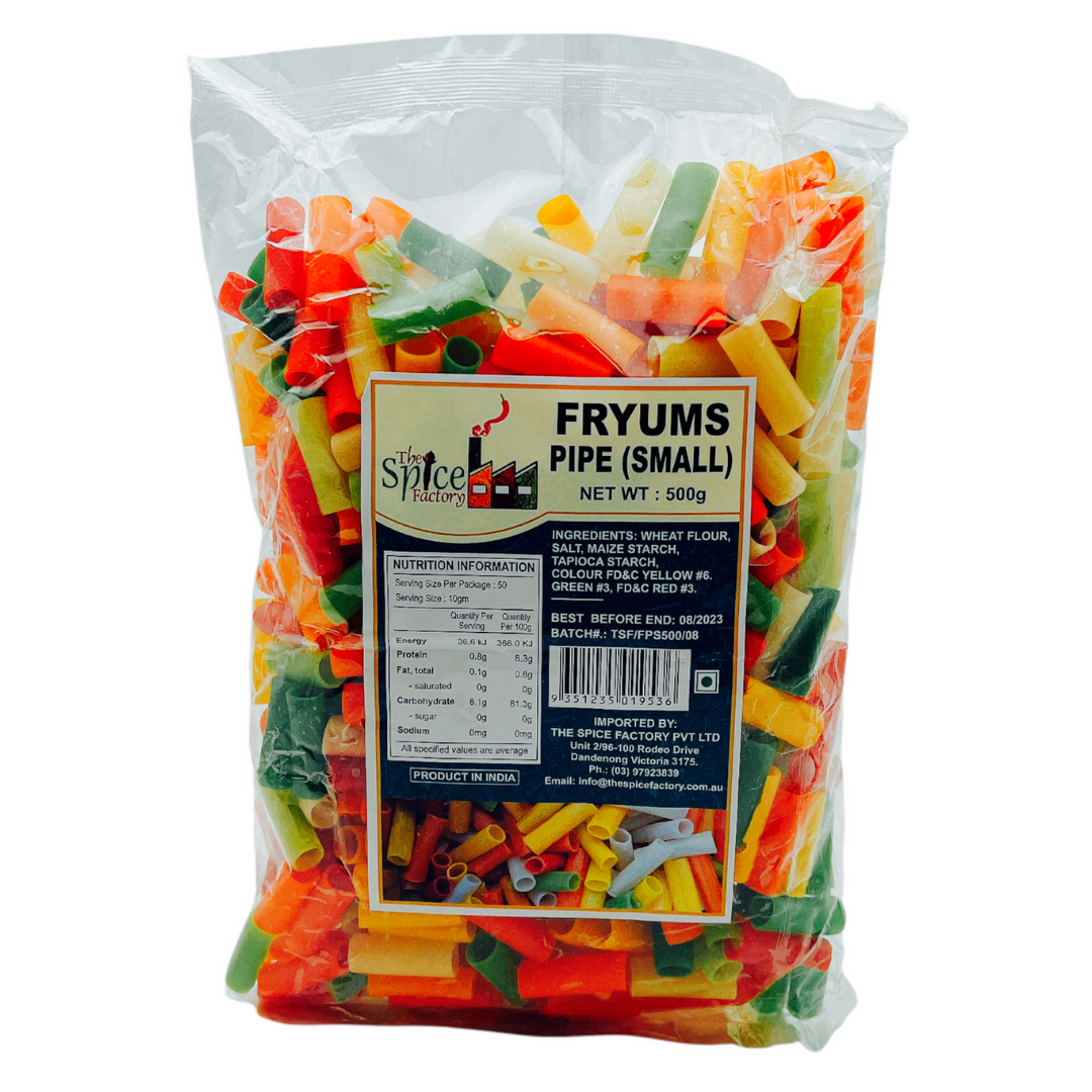 TSF Fryums Pipe (Papad Snack) Small 500gm