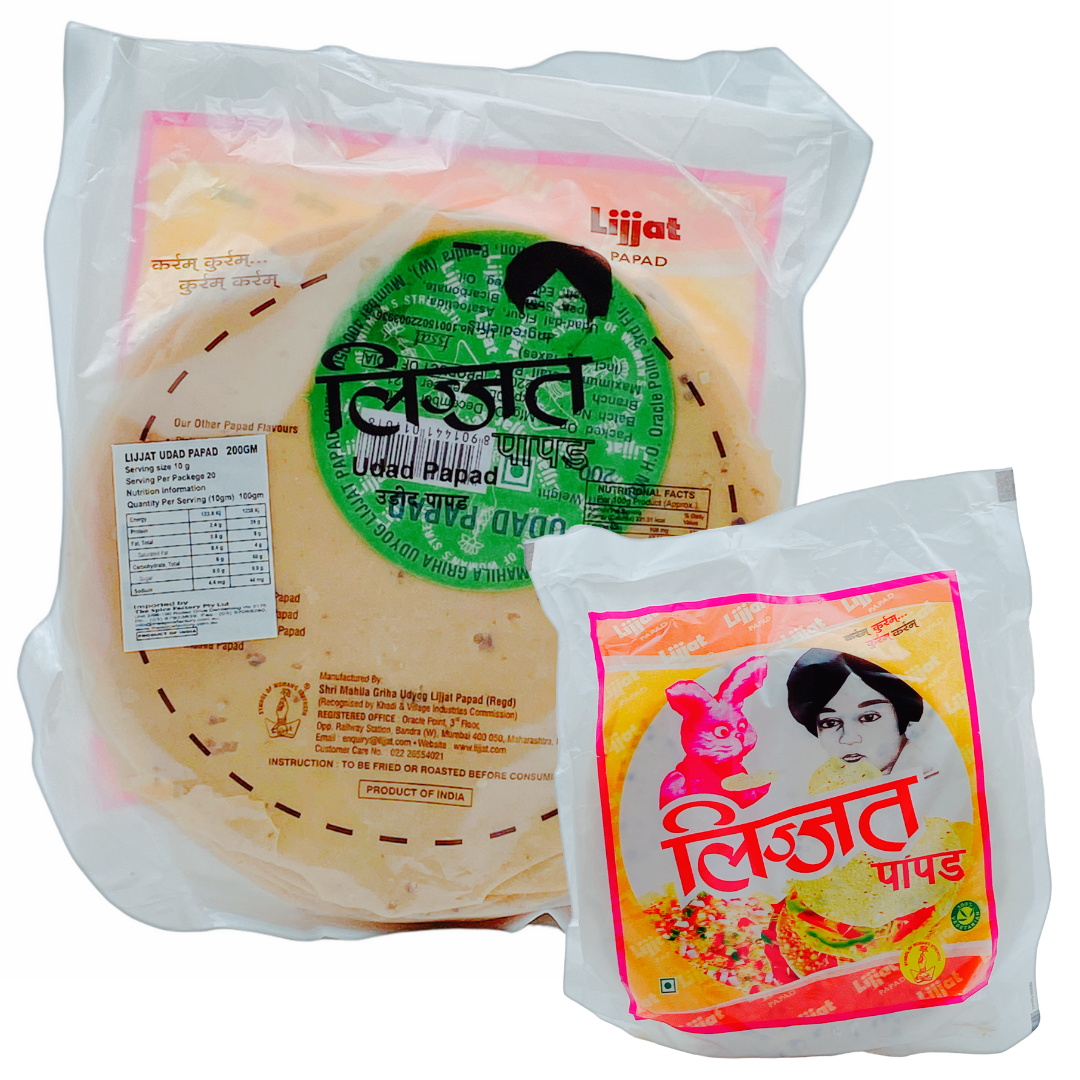 Lijjat Udad Papad 200Gm