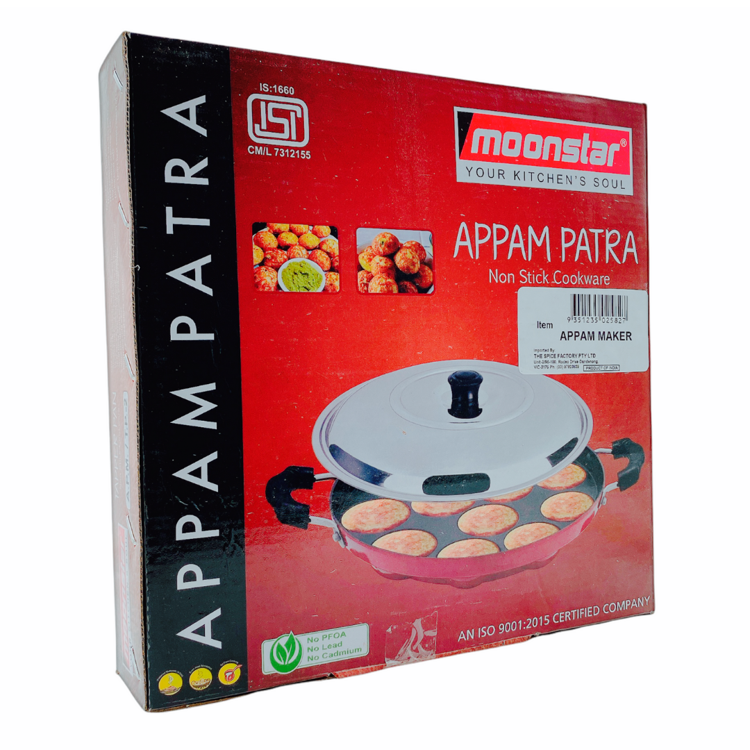 Appam Maker (Non Stick)-Moon Star Brand