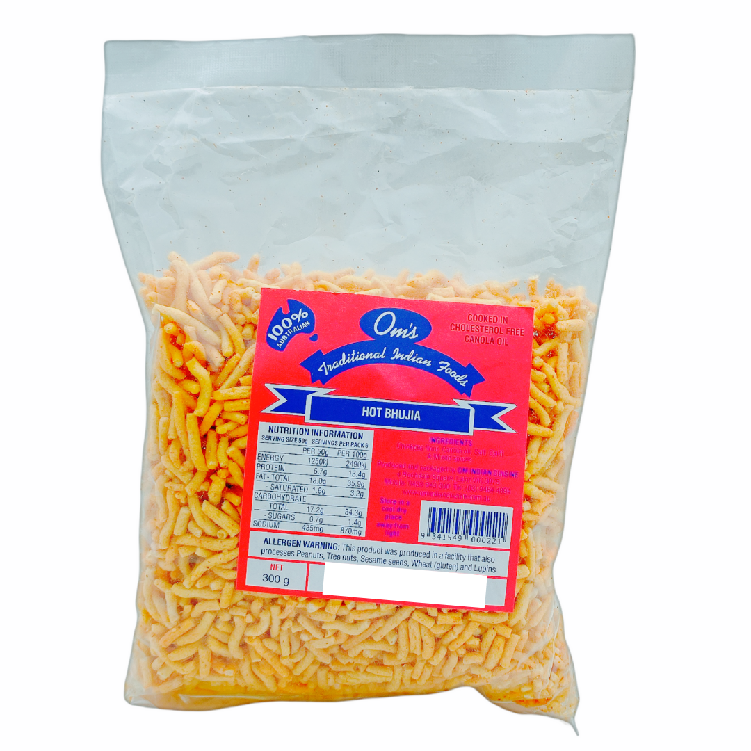 Om's Hot Bhujia 300Gm