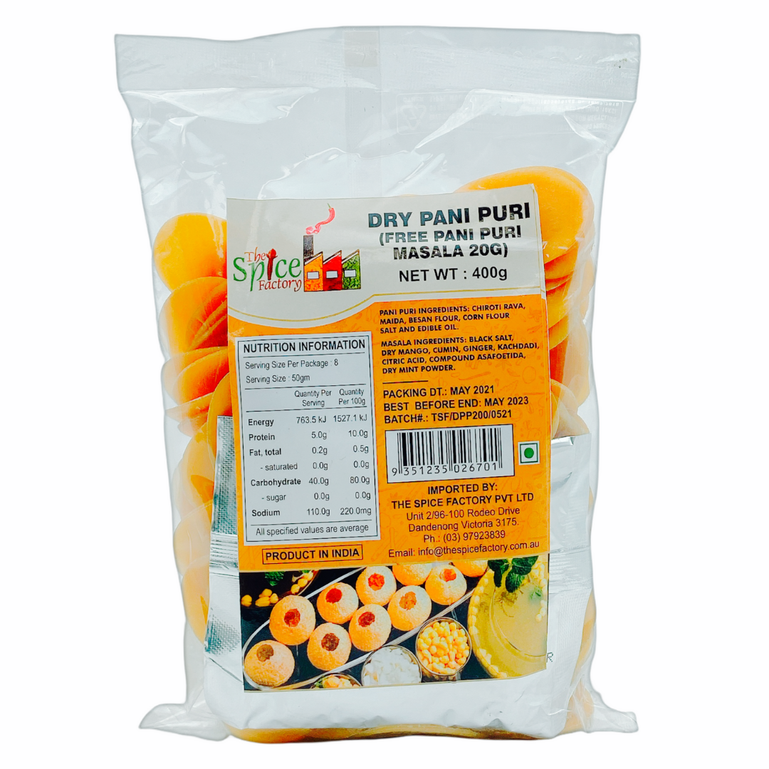 Delhi 6 Dry Panipuri With Masala 500gm