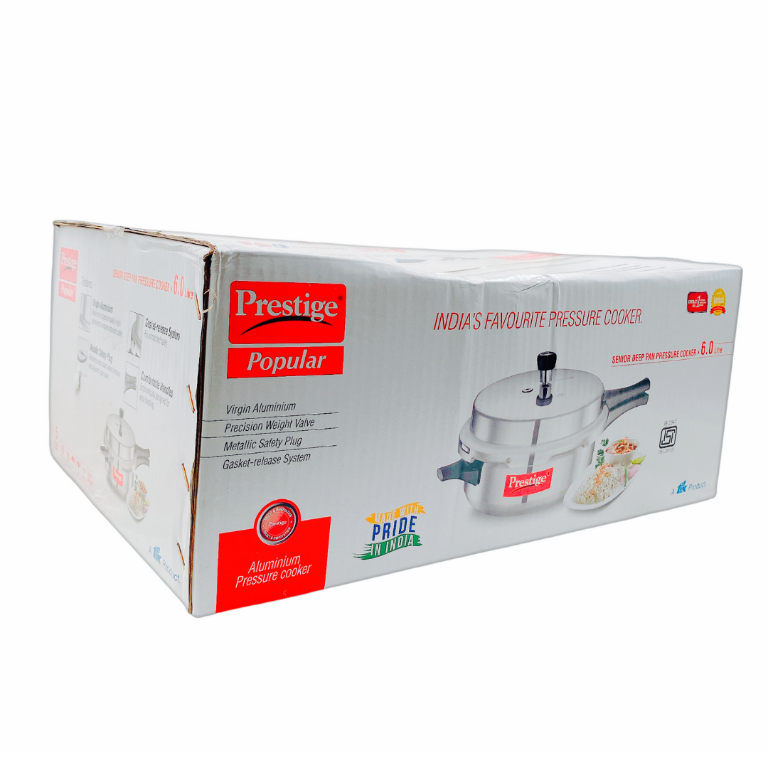 Prestige Senior Deep Pan Pressure Cooker 6Lt