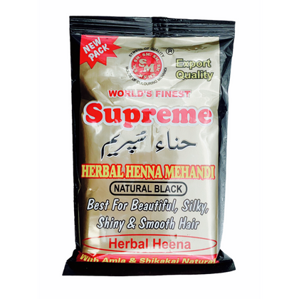 Supreme Mehandi Nat Black150gm