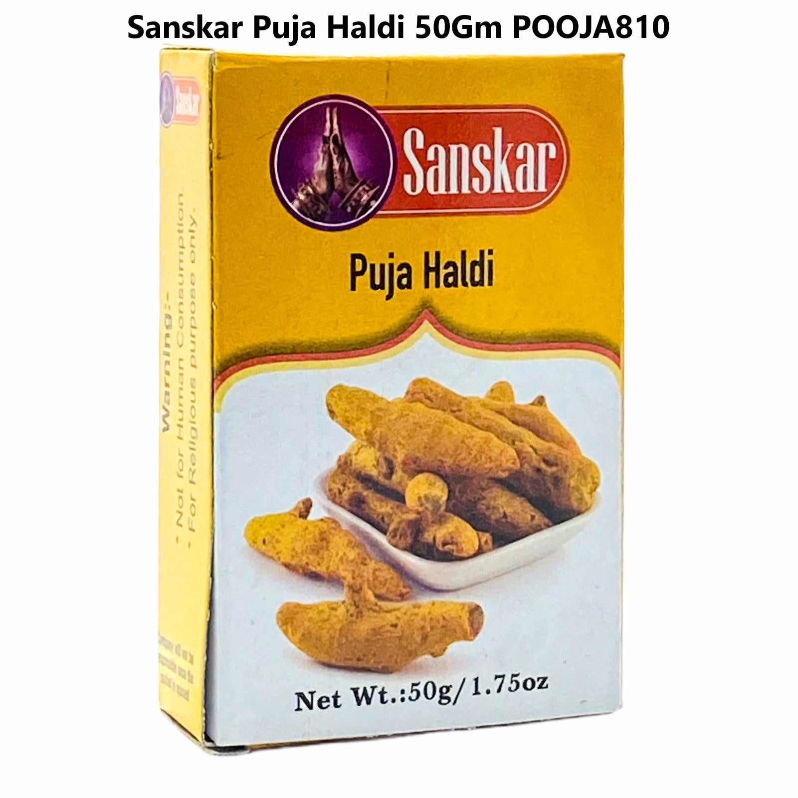 Sanskar Puja/ Pooja Haldi/ Turmeric Whole 50Gm