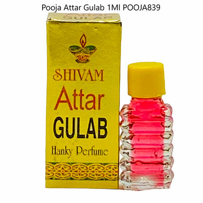 Pooja Attar/ Pooja Fragrance Gulab 1Ml
