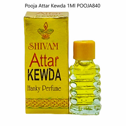 Pooja Attar/ Pooja Fragrance Kewda 1Ml