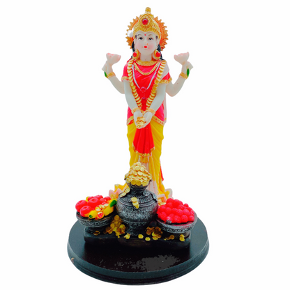 Standing Laxmi Idol/ Statue/ Murti 2013-38 Size:12X12X19Cm (8")
