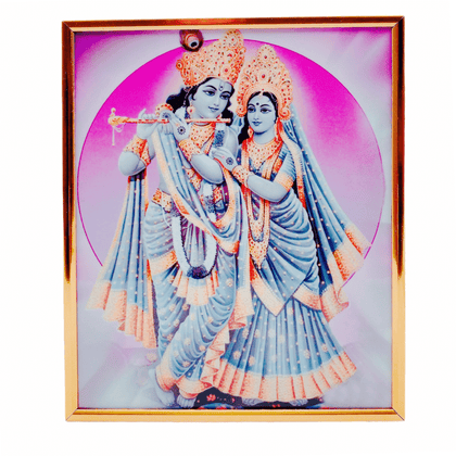 Krishna Radha Photo Frame K243006-Y25512 25*31Cm (13