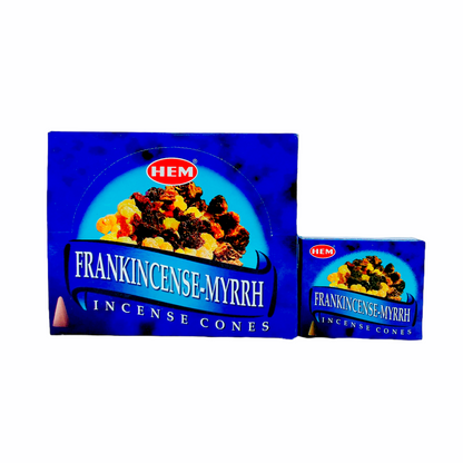 Incense Hem FrankIncense Myrrh Cone