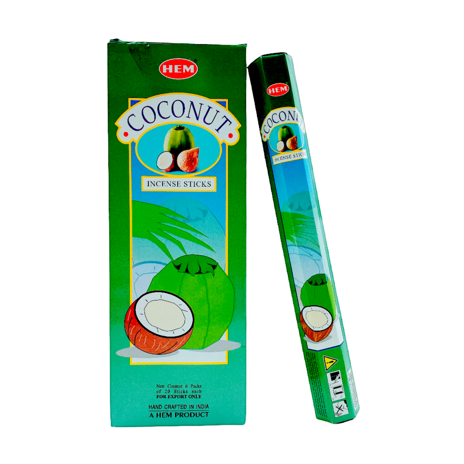 Incense Hem Small Coconut Hexa