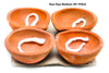 Clay/ Mitti Diya (Raw) Medium 4Pc