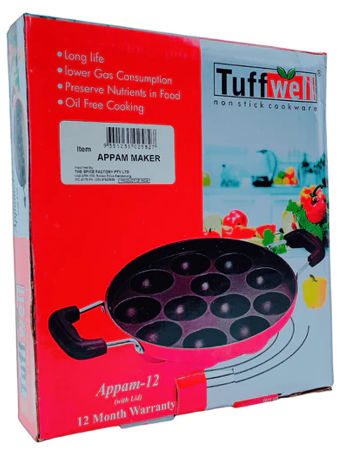 Appam Maker (Non Stick)-Tuff Well Brand