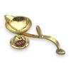 Brass Jyot Stand with Handle (Heavy Ek Aarti) No 3