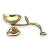 Brass Jyot Stand with Handle (Heavy Ek Aarti) No 2