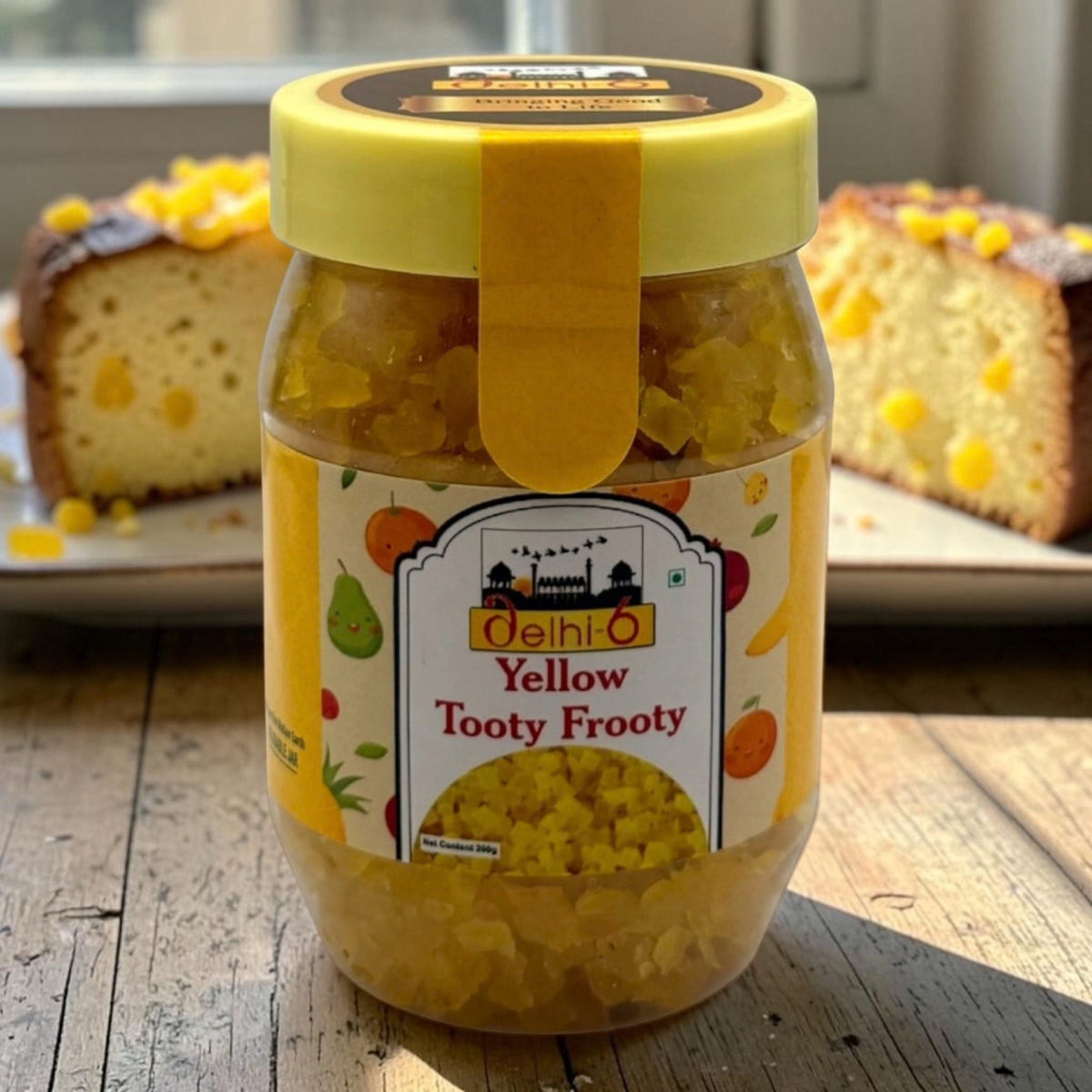 Delhi 6 Tutti Frutti Yellow 200g | Tooty Fruity | Jar Pack