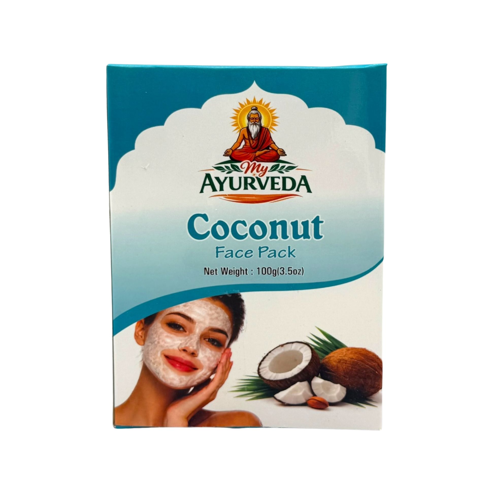 My Ayurveda Coconut Face Pack 100g | Coconut / Nariyal Dried Powder | 100% Natural Herbal Product