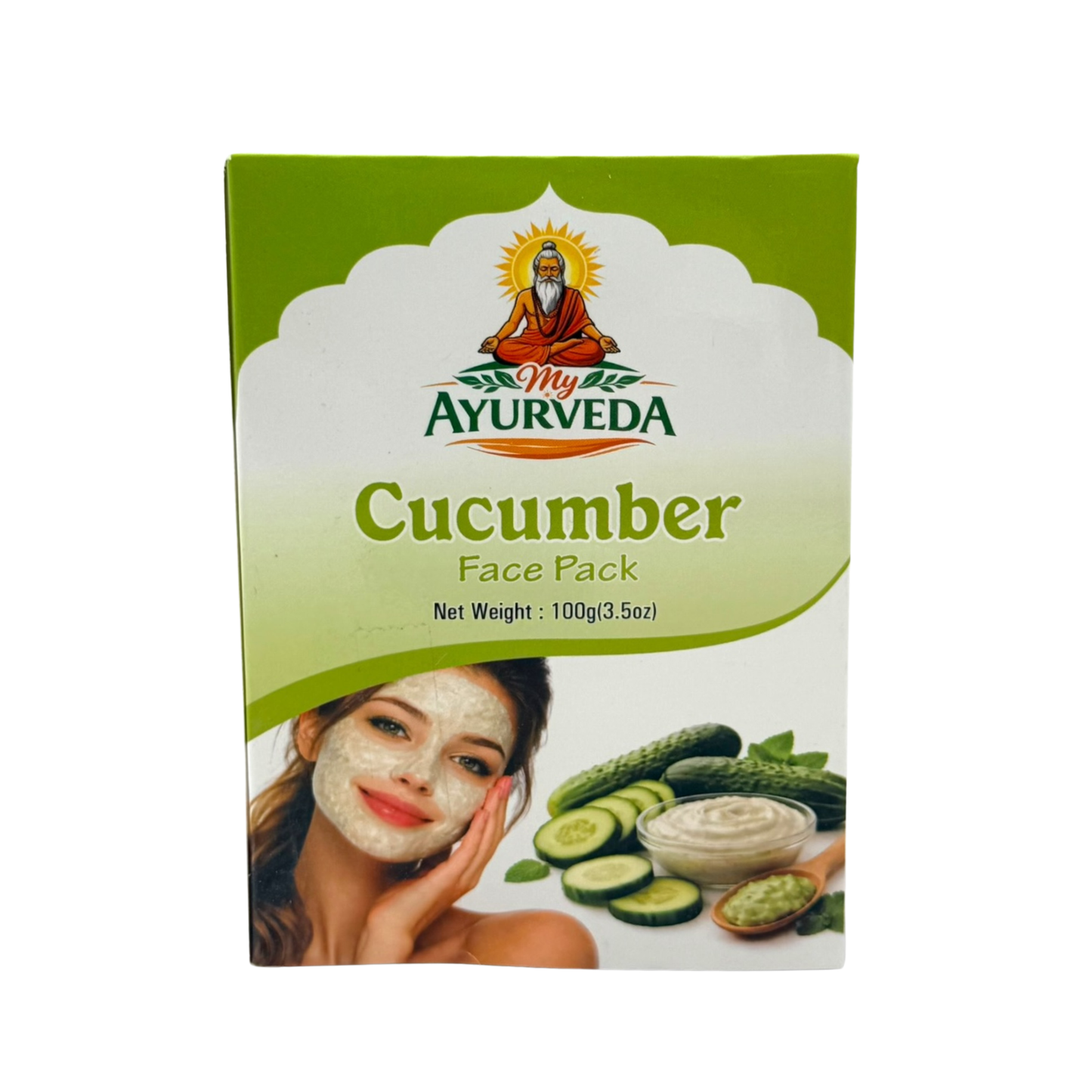 My Ayurveda Cucumber Face Pack 100g | Kheera/ Cucumber Dried Powder | 100% Natural Herbal Product