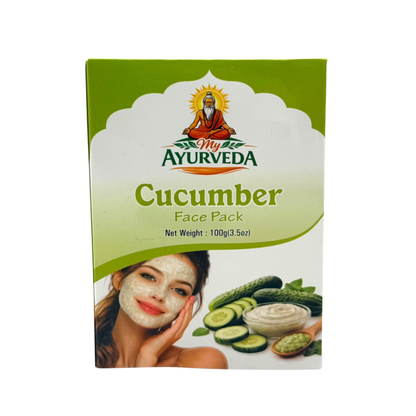 My Ayurveda Cucumber Face Pack 100g | Kheera/ Cucumber Dried Powder | 100% Natural Herbal Product