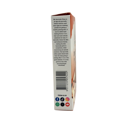 My Ayurveda Ubtan Face Pack 100g | Neem, Tulsi, Haldi Dried Powder | 100% Natural Herbal Product