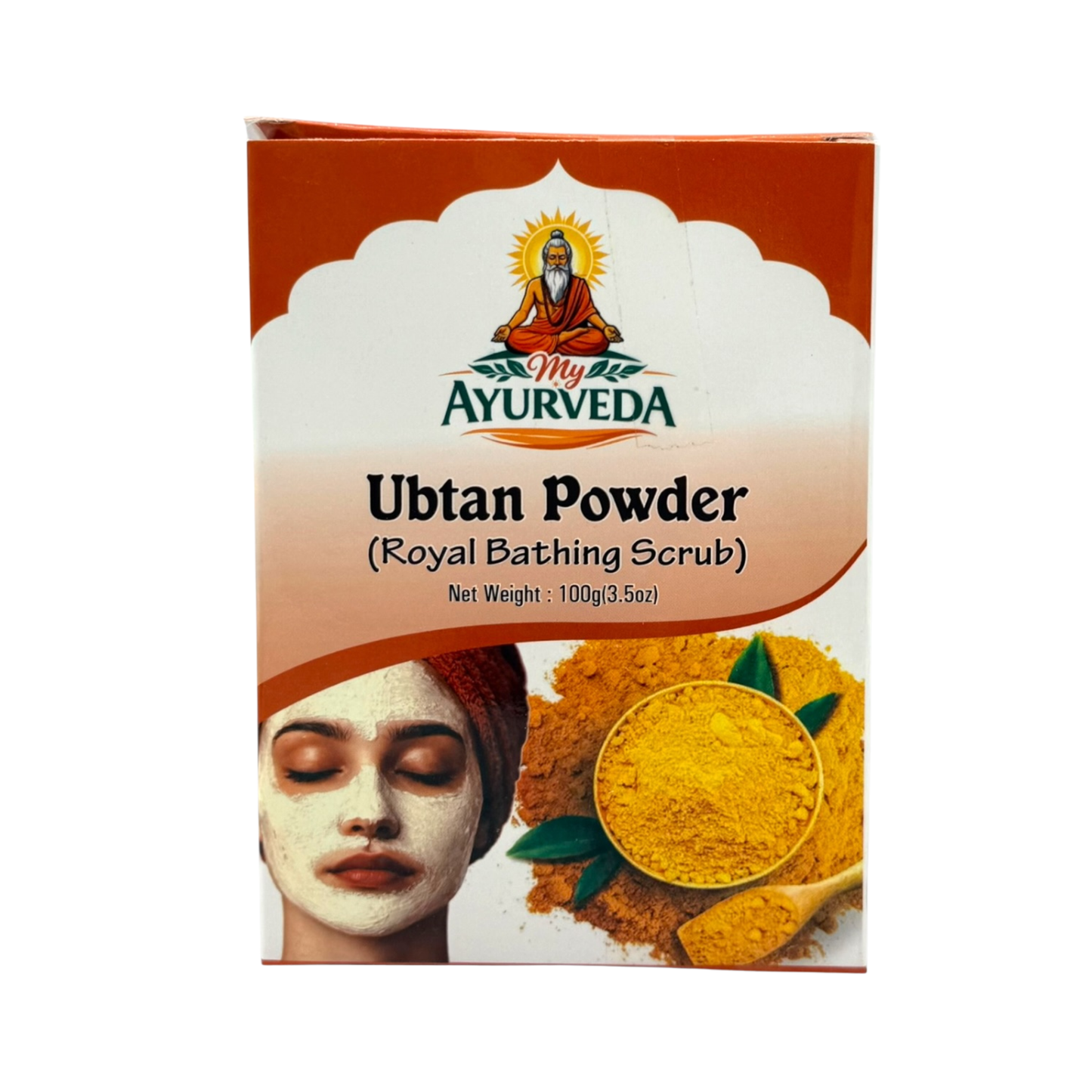 My Ayurveda Ubtan Face Pack 100g | Neem, Tulsi, Haldi Dried Powder | 100% Natural Herbal Product