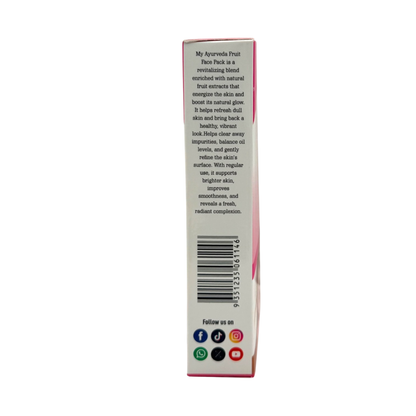 My Ayurveda Fruit Face Pack 100g | Mixed Dried Fruit Powder | 100% Natural Herbal Product