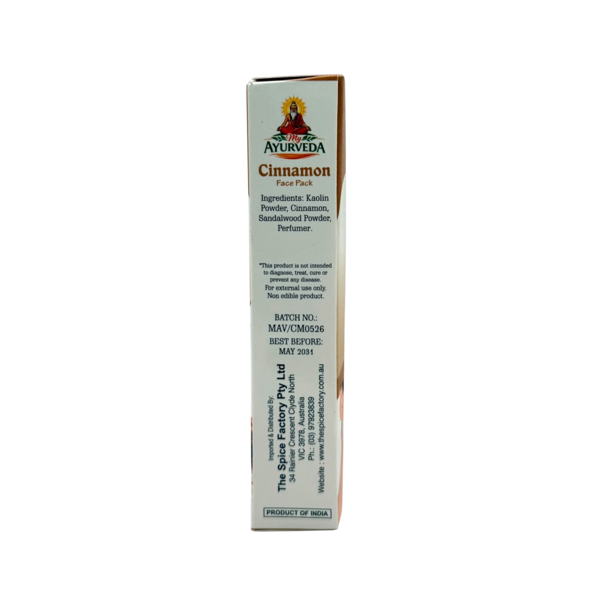 My Ayurveda Cinnamon Face Pack 100g | Dal Chini Dried Powder | 100% Natural Herbal Product