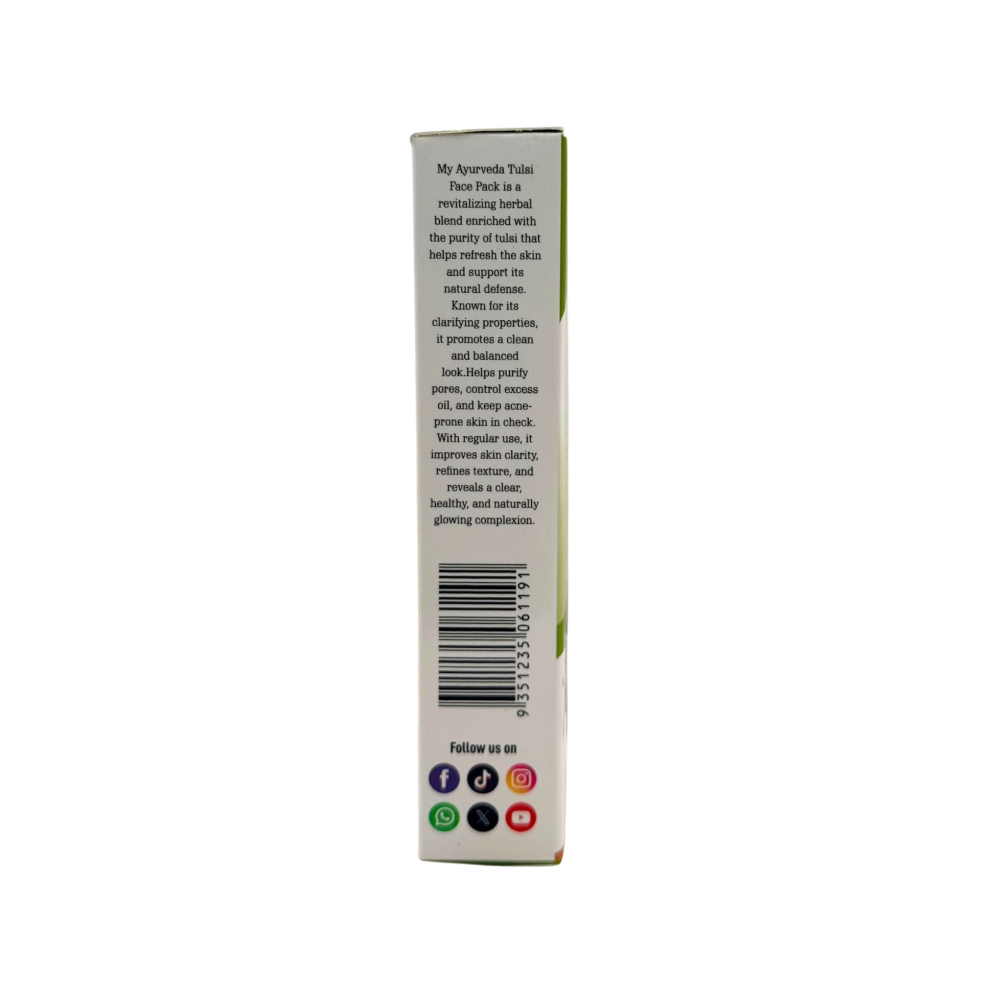 My Ayurveda Tulsi/ Basil Face Pack 100g | Tulsi Dried Powder | 100% Natural Herbal Product