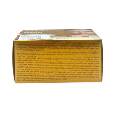 VLCC Gold Facial Kit 60g | Long-Lasting Golden Glow | 2 Facials Per Pack