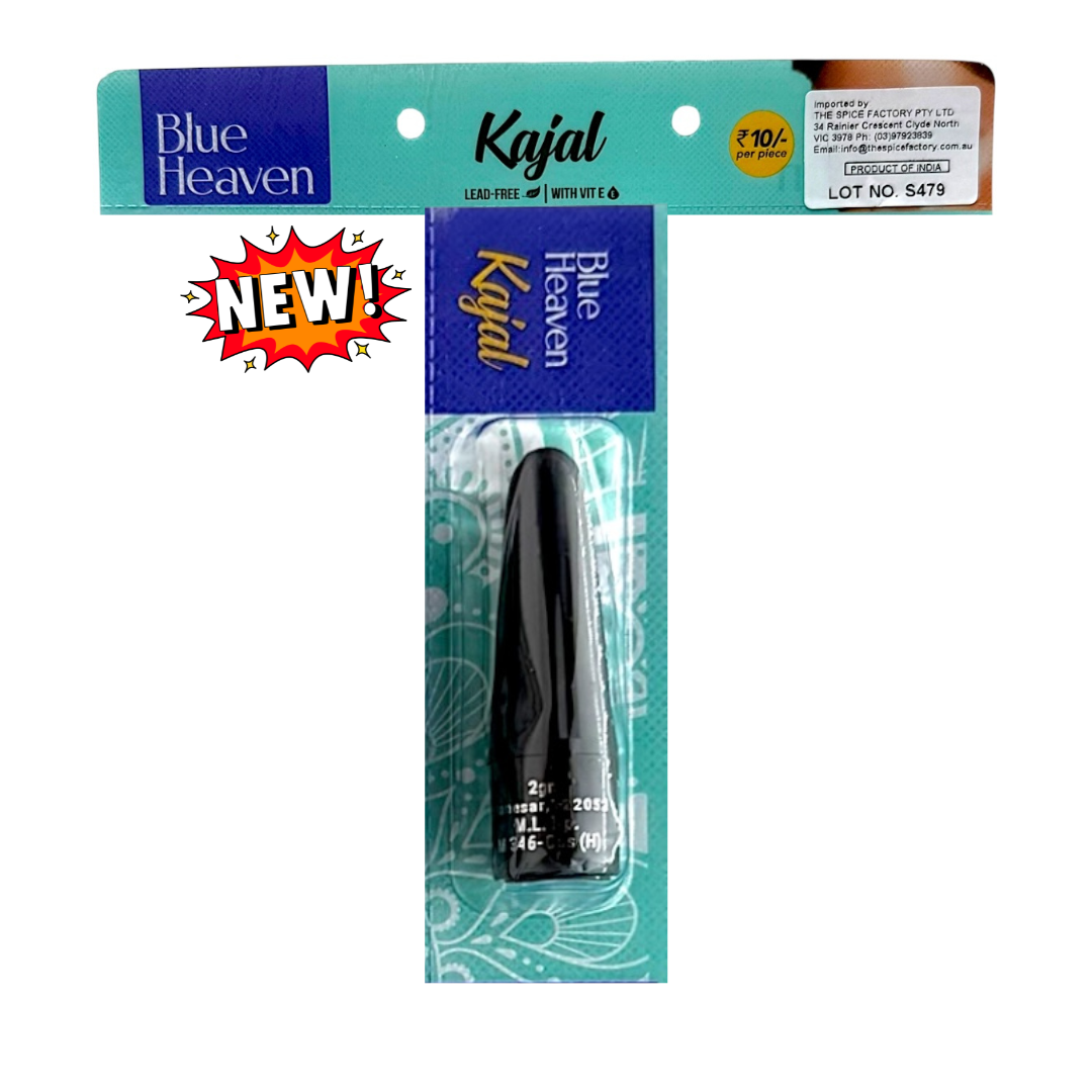 Blue Heaven Kajal Classic Cone-Black 2g/ Lead Free with Vitamin E- 8906028061554