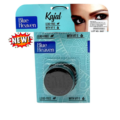 Blue Heaven Deluxe Kajal Black 1.75g/ Lead Free with Vitamin E- 8906028061677