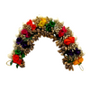 Artificial Floral Gajra with Multi Coloured Roses/ Elegant Traditional Hair Bun Accessory- (KB)- 9351235058443