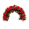 Artificial Floral Gajra with Pink Roses/ Elegant Traditional Hair Bun Accessory- (KB)- 9351235058429