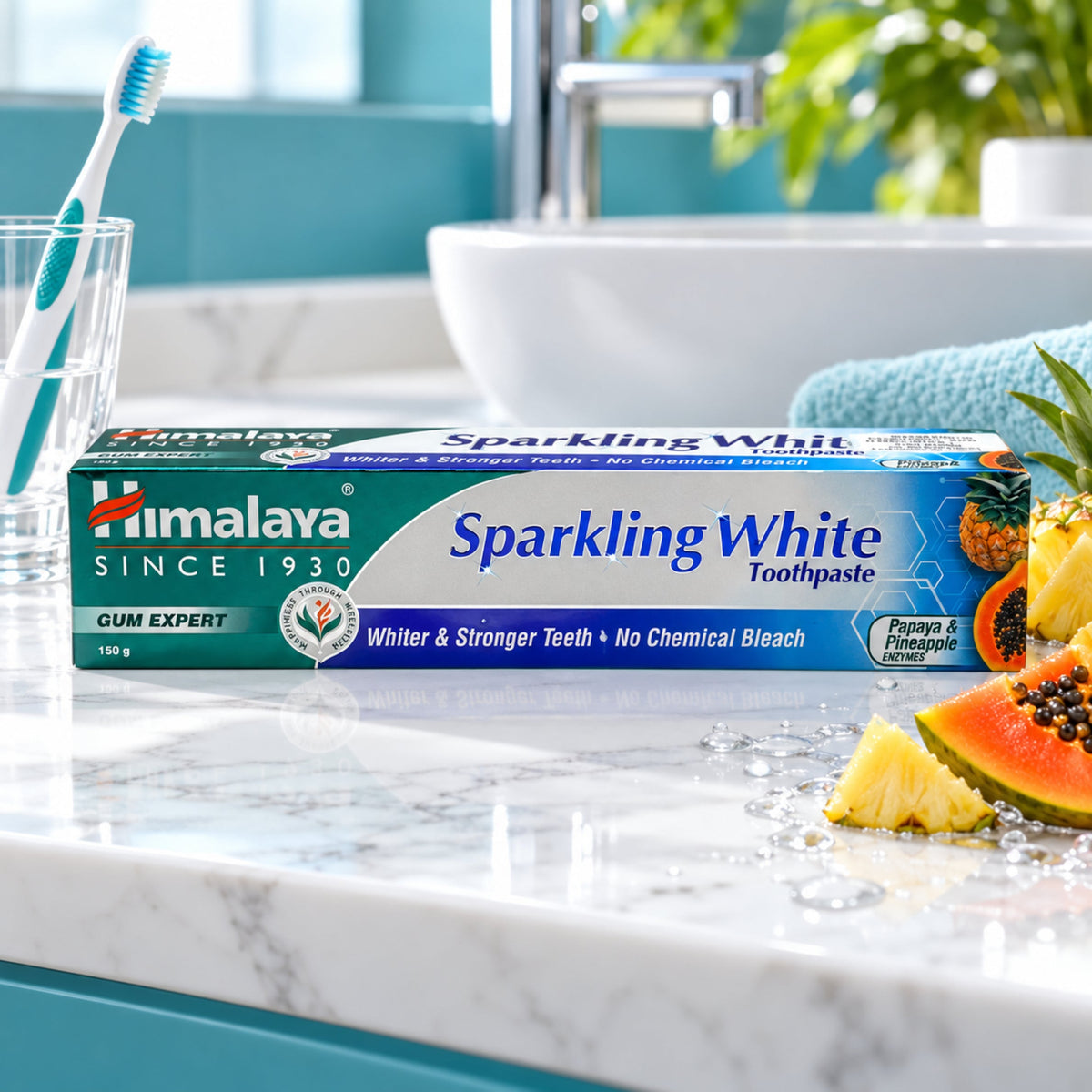 Himalaya Sparkling White Tooth Paste 150Gm